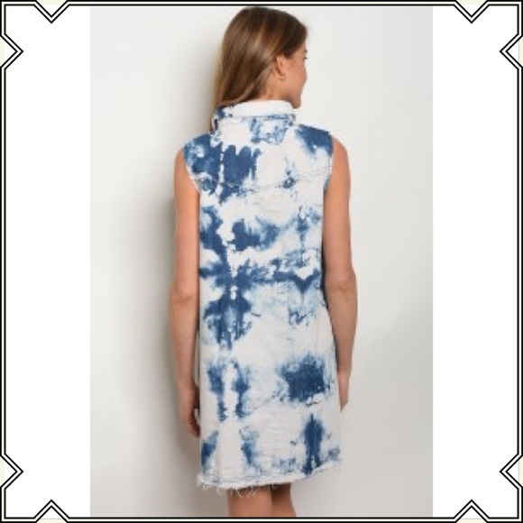 🌴ACID WASH SHIRT DRESS🌴 - Picture 2 of 2